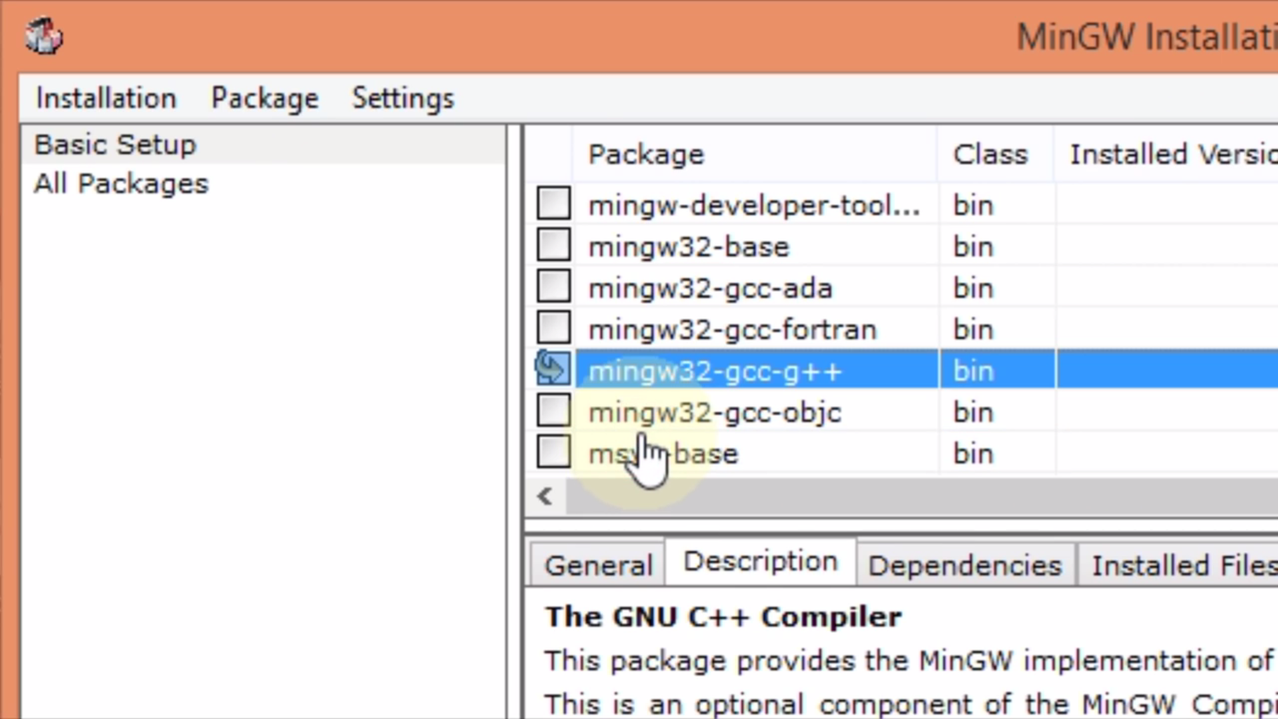 How to Install MinGW GCC/G++ Compiler in Windows XP/7/8/8.1/10 : 5 ...