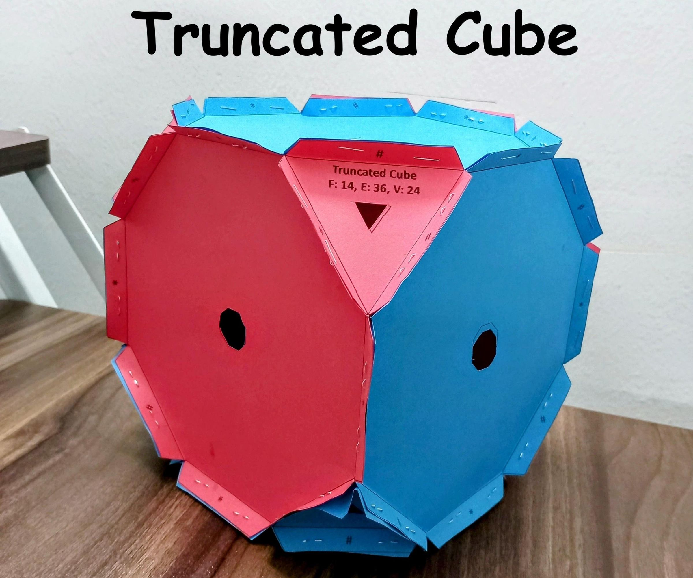 Archimedean Lantern: DIY Truncated Cube From Paper
