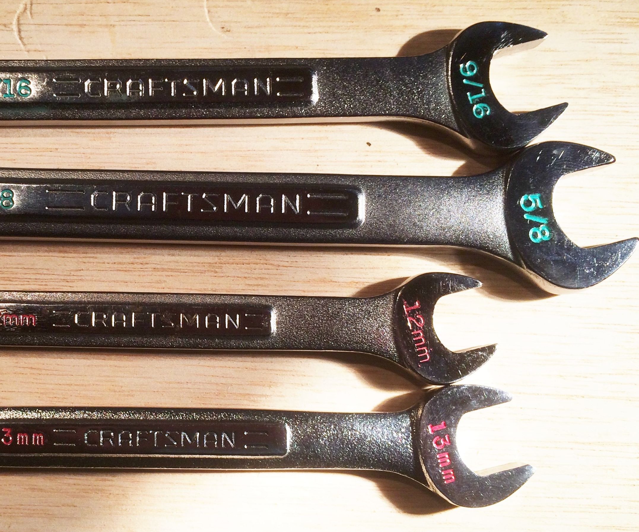 Size Markings for Wrenches and Sockets