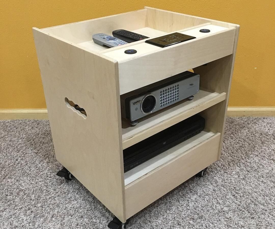 Backyard Movie Theater Cart