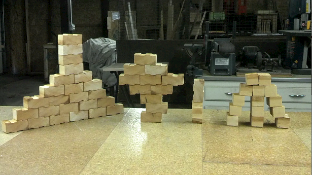 $3 Building Block Set Made From One 2x4