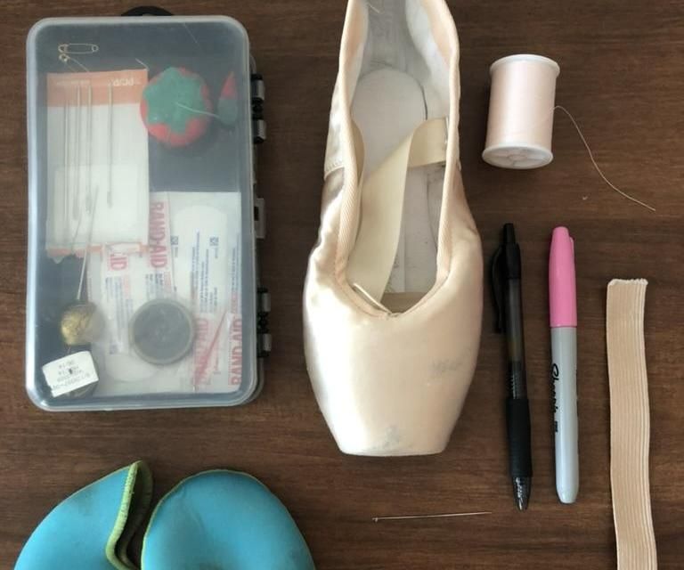 How to Sew Pointe Shoe Elastics