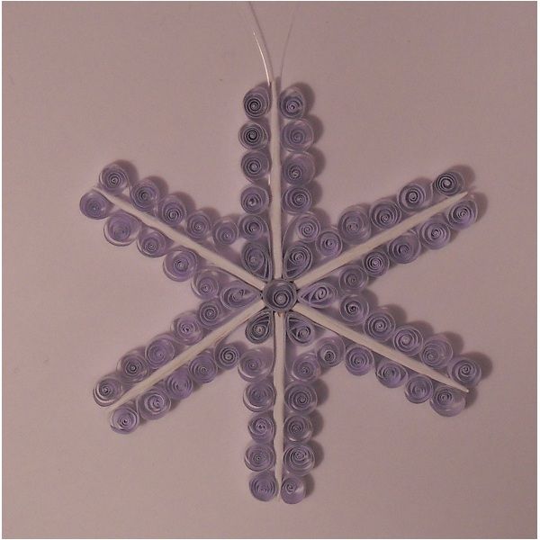 Quilled Snowflake Ornament