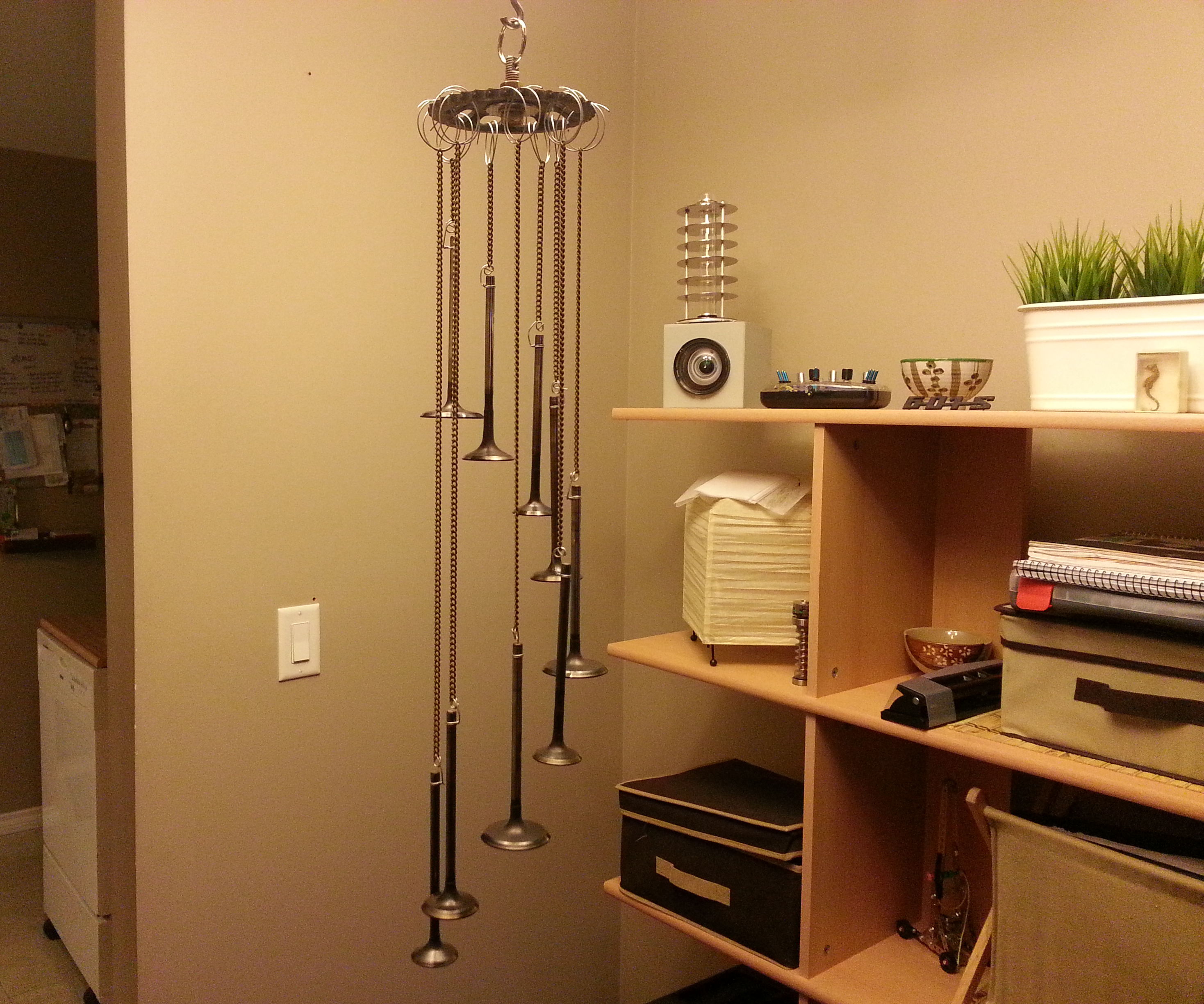 Rings and Rings ( A Windchime made from used engine parts)