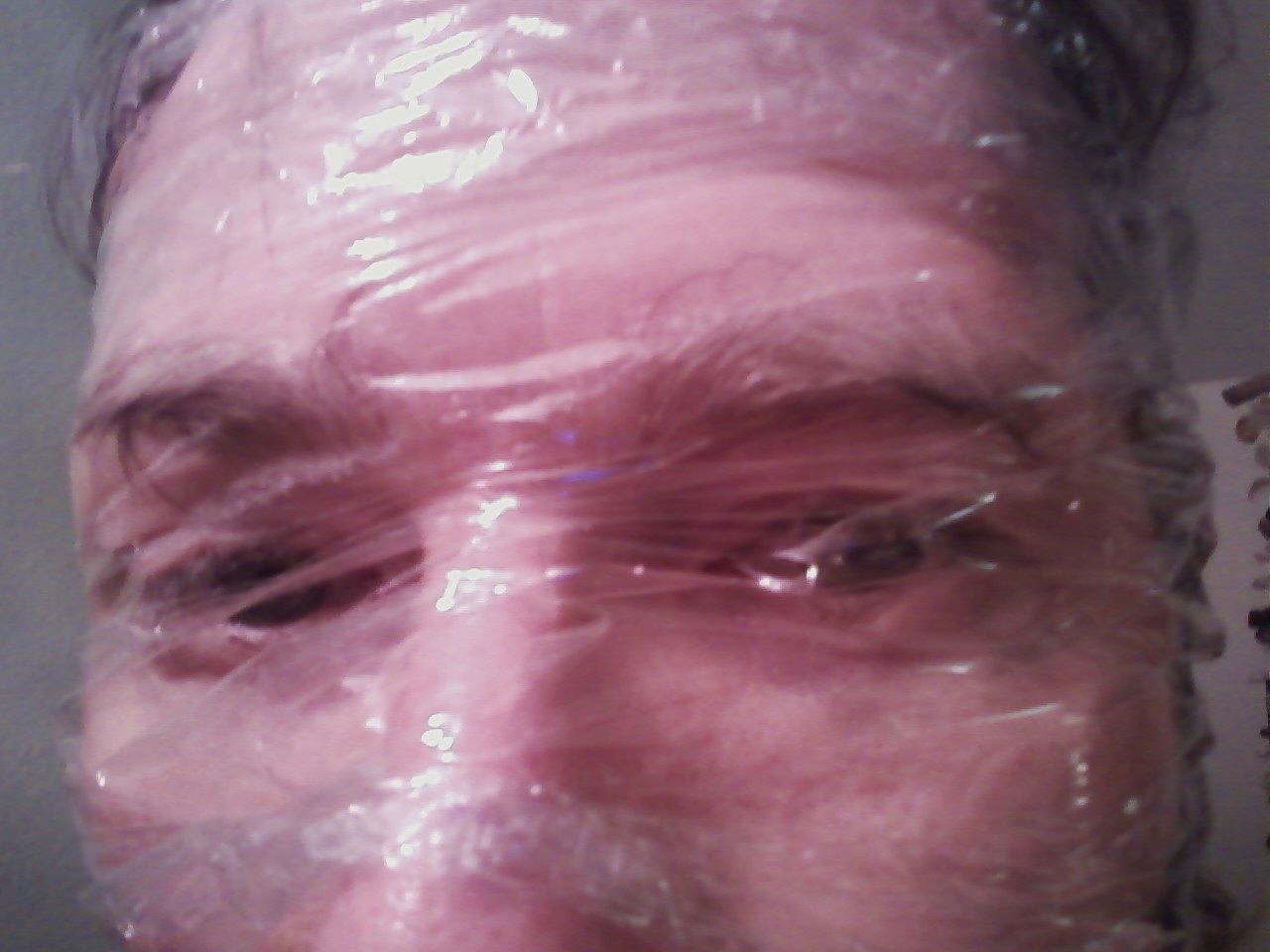 Saran Wrap Eye Protection???