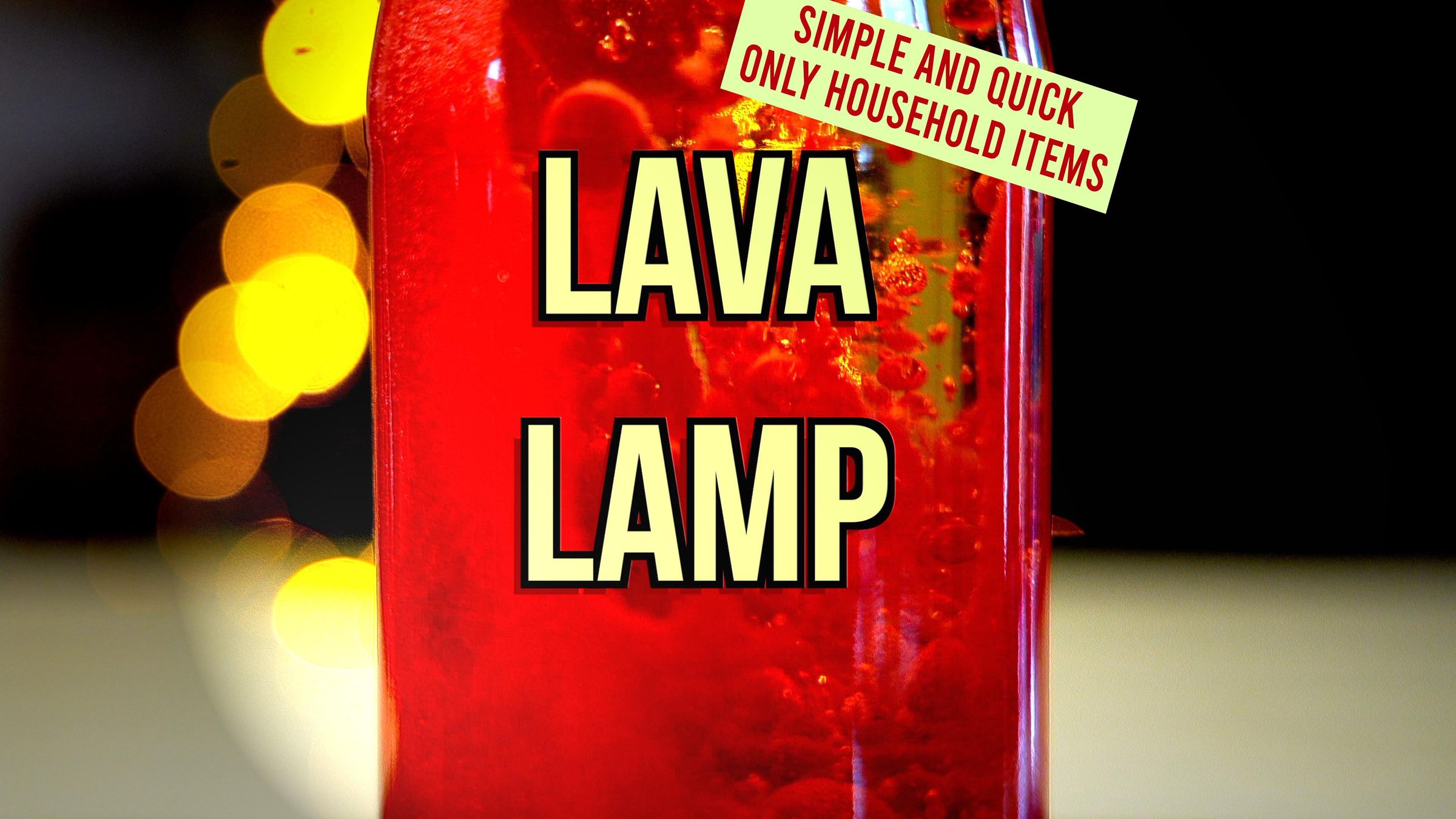 Lava Lamp Simple Science Experiment 3 Steps Instructables