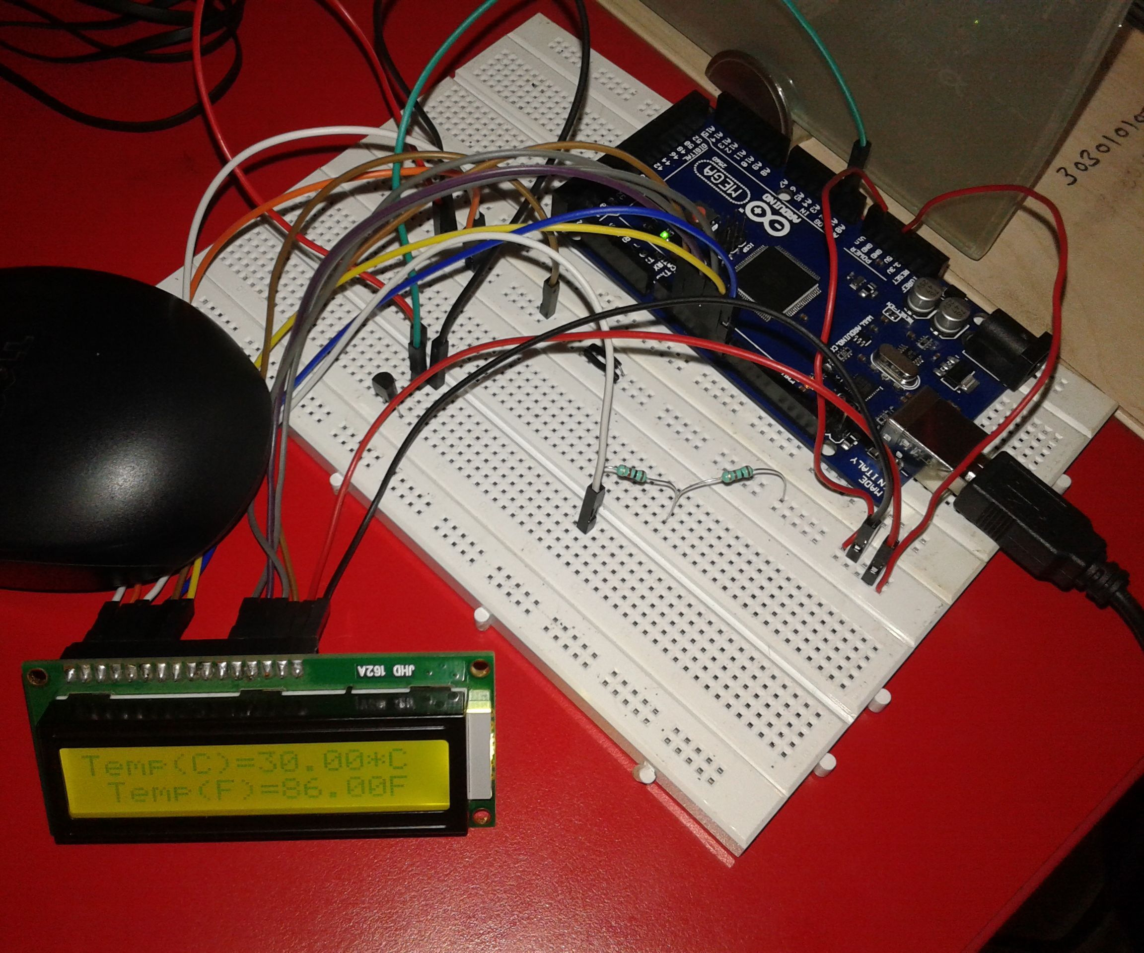 Room Temperature Monitoring Using Arduino and LM-35