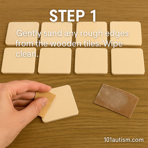 Prepare the Wooden Tiles