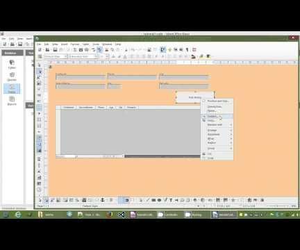LibreOffice Base Tutorial (Making a Filter Inside a Form)