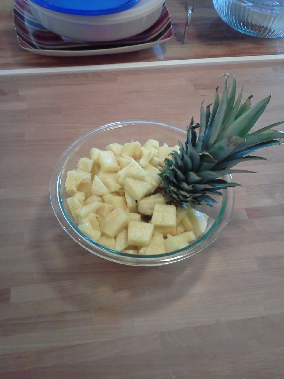 Coconut Rum Spiked Pineapple Chunks