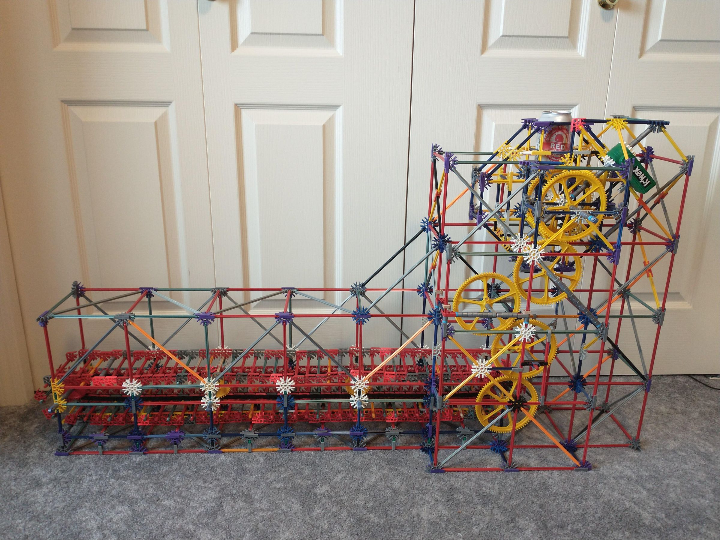 Bottle Depot, K'nex Conveyor Belt, Knex 20 Steps Instructables