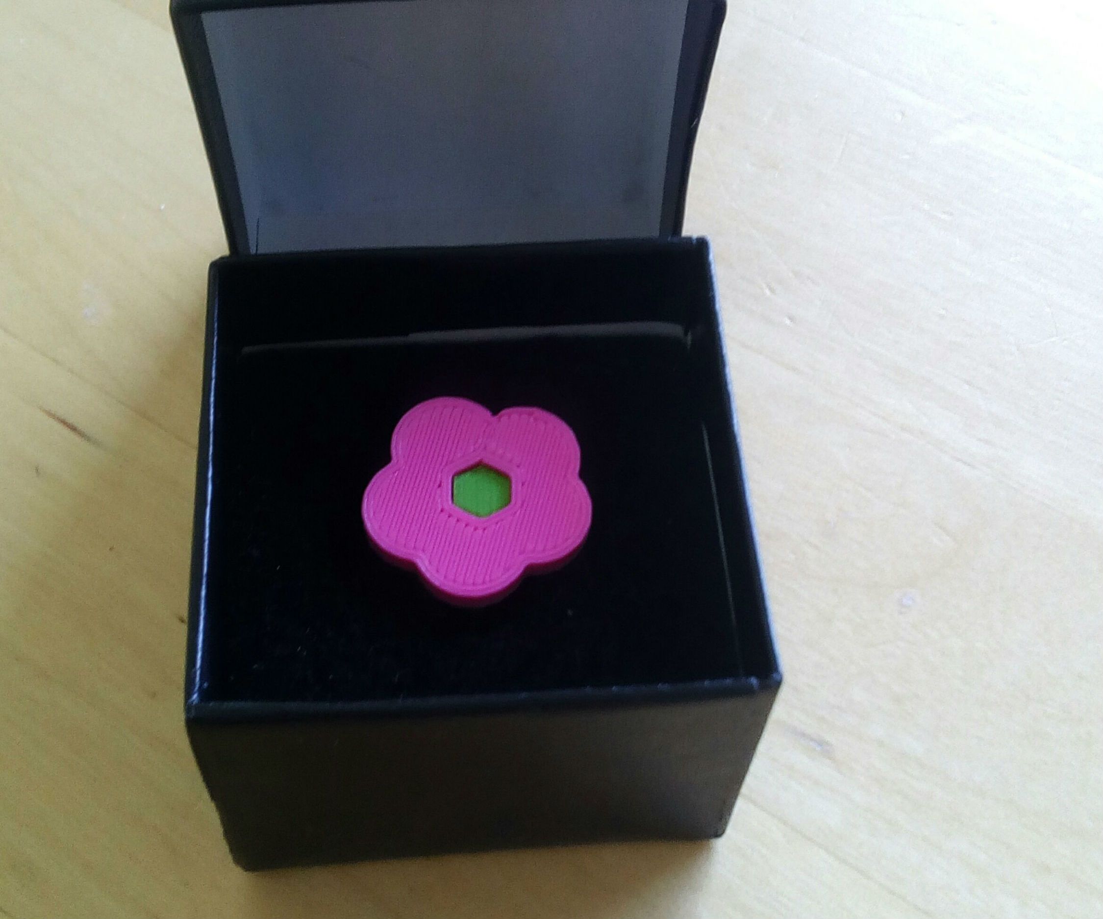 3D Printed Flower Ring