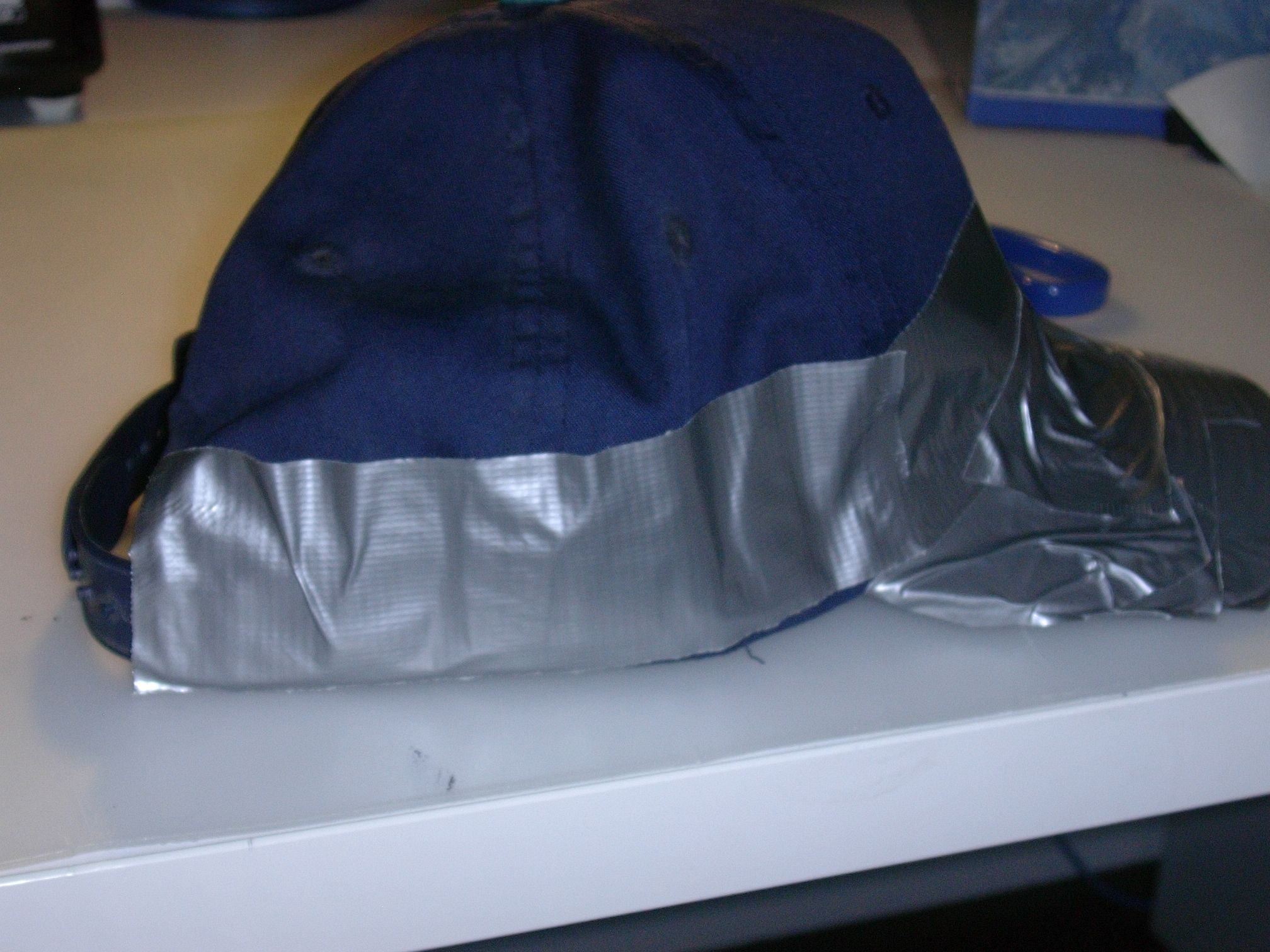 Duct Tape Hat 6 Steps Instructables