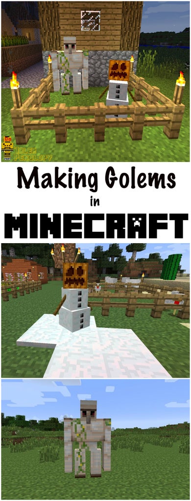 Making Golems In Minecraft 4 Steps With Pictures Instructables