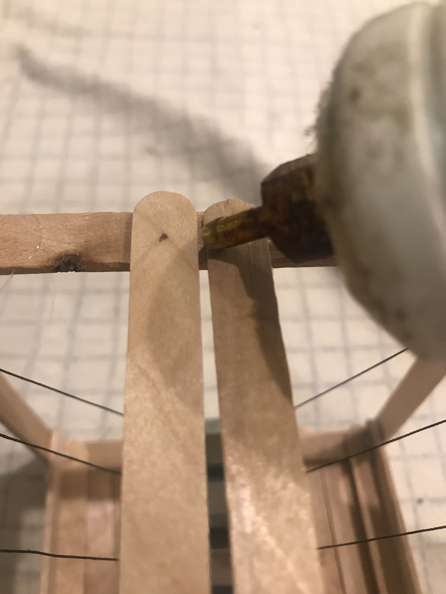 Newtons Cradle Out of Popsicle Sticks 16 Steps Instructables