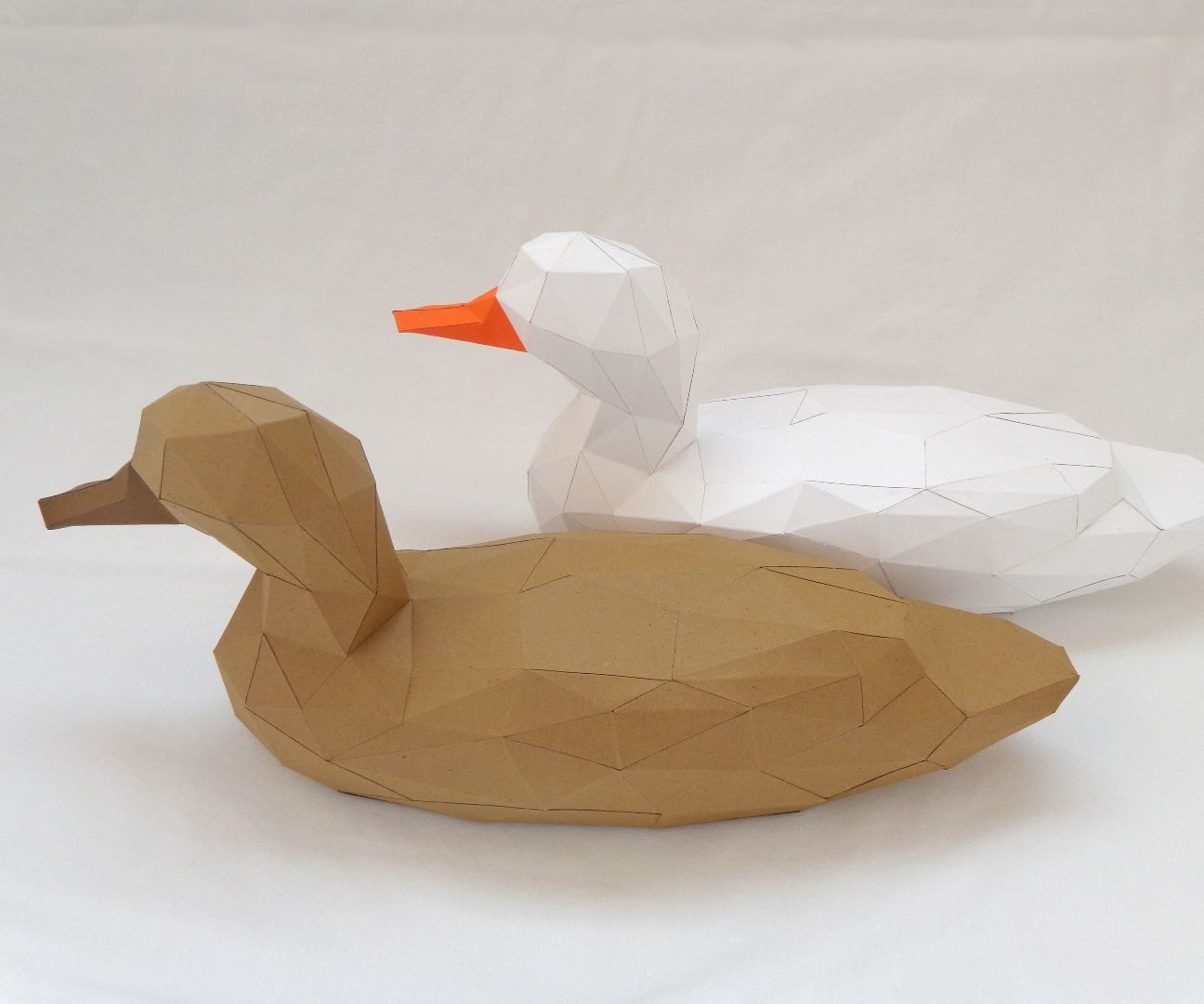3D Duck Papercraft Model