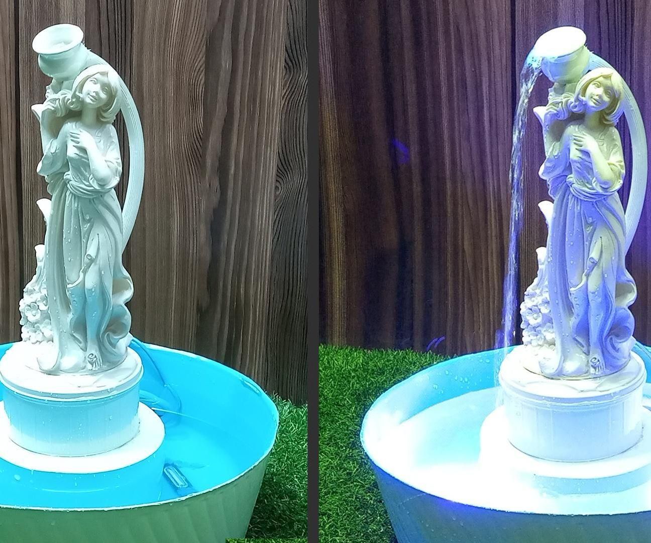 How to Make Waterfall Statue / Indoor Fountain