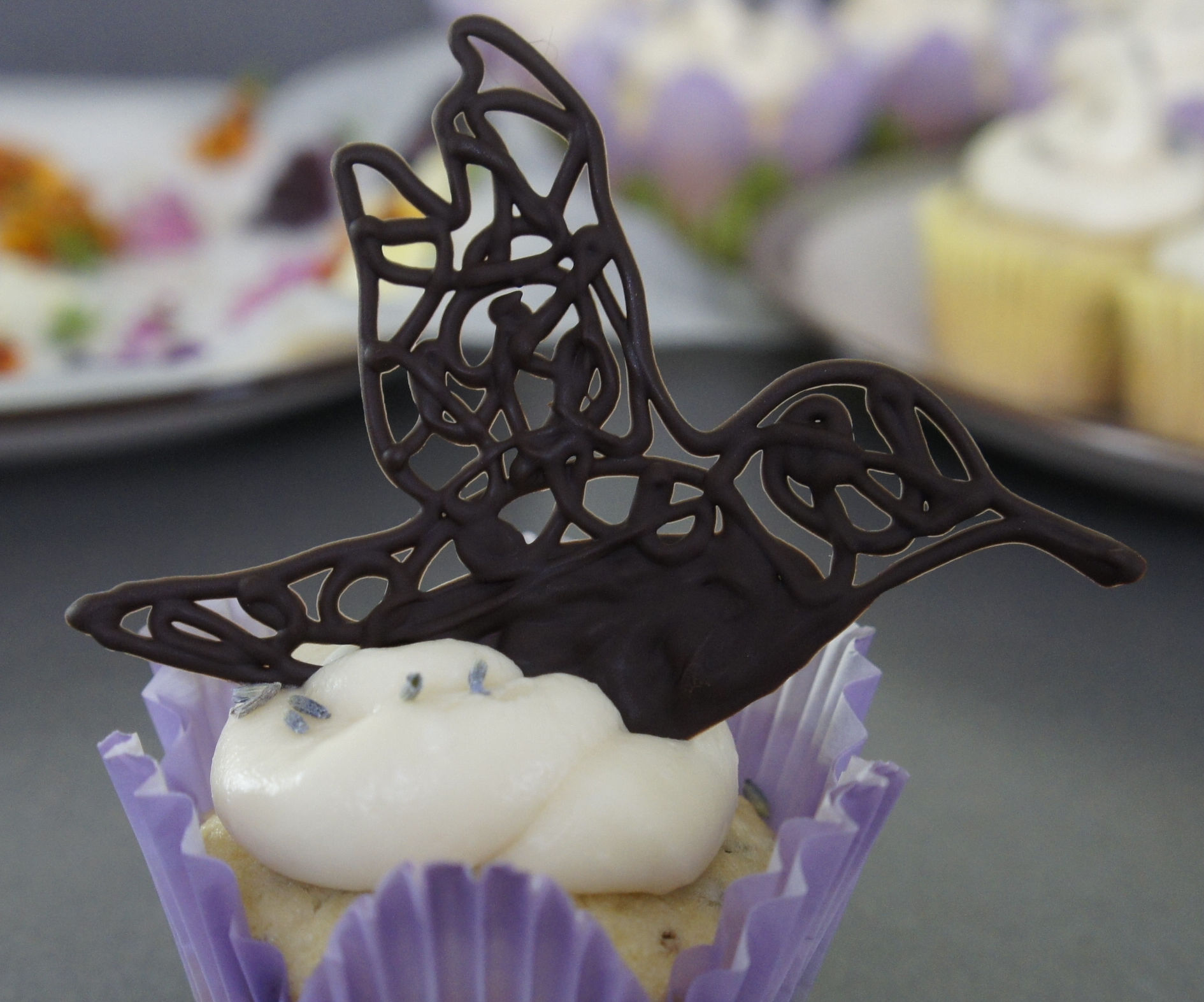 Chocolate Silhouette Cupcake Toppers