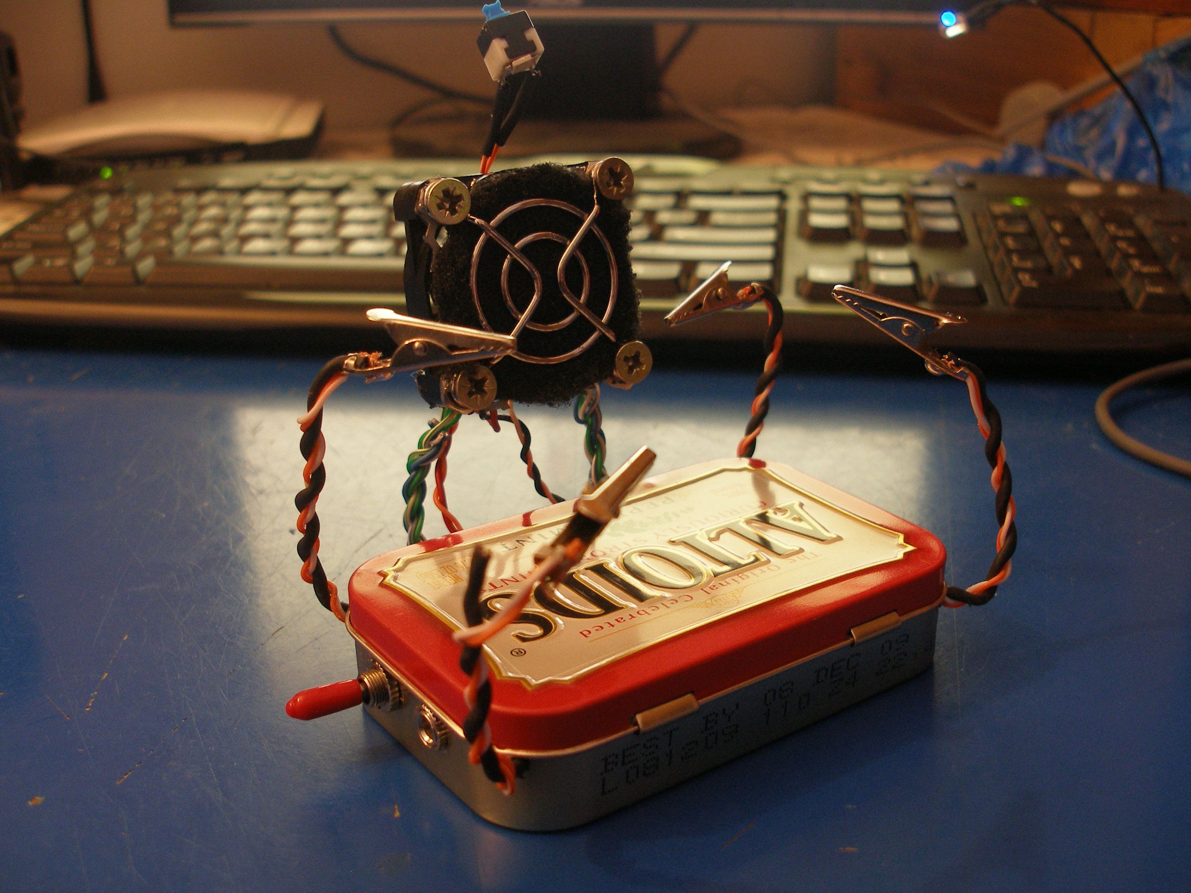 Make an Altoids Tin Portable Helping Hands (with Fume Extractor)