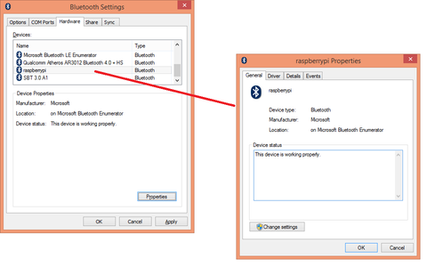 2.1. Set Up a Shared Bluetooth Folder