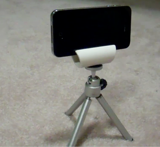 The 10min IPhone (or Smart Phone) Tripod Mount for 3.5 Cents