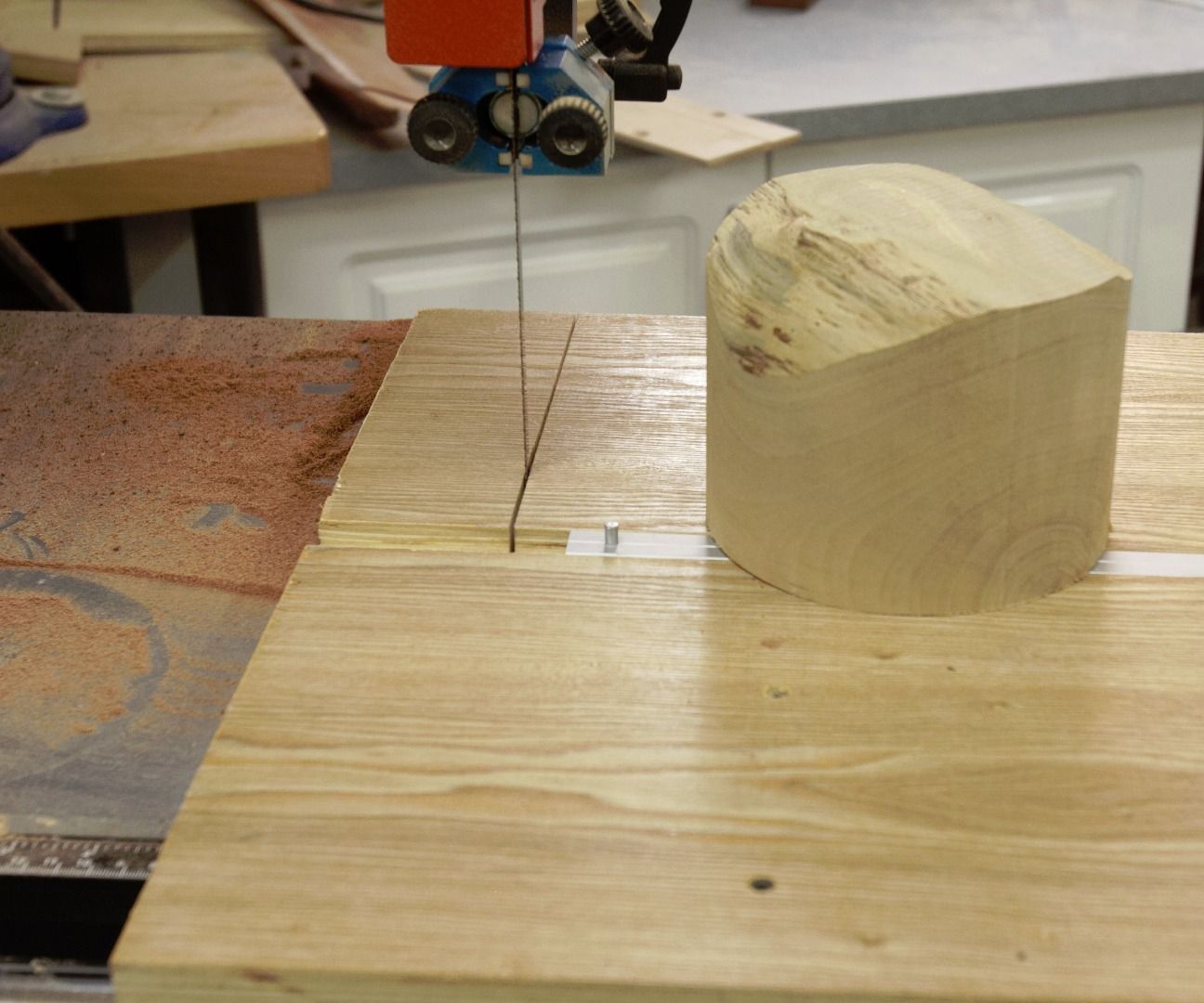 Bandsaw Circle Cutting Jig