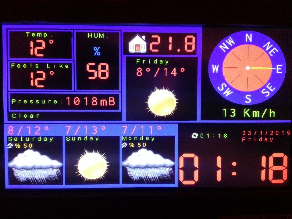 Arduino TFT Forecast Weather Station With ESP8266 