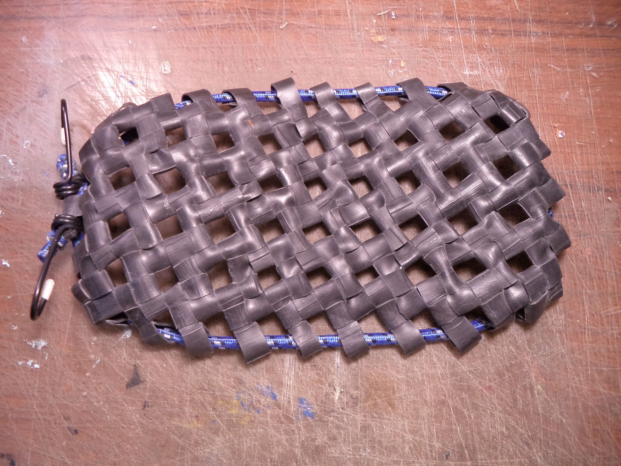 Bicycle Baggage Net From Old Inner Tube 8 Steps (with Pictures