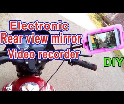 Electronic Rear View Mirror for Motor Bike