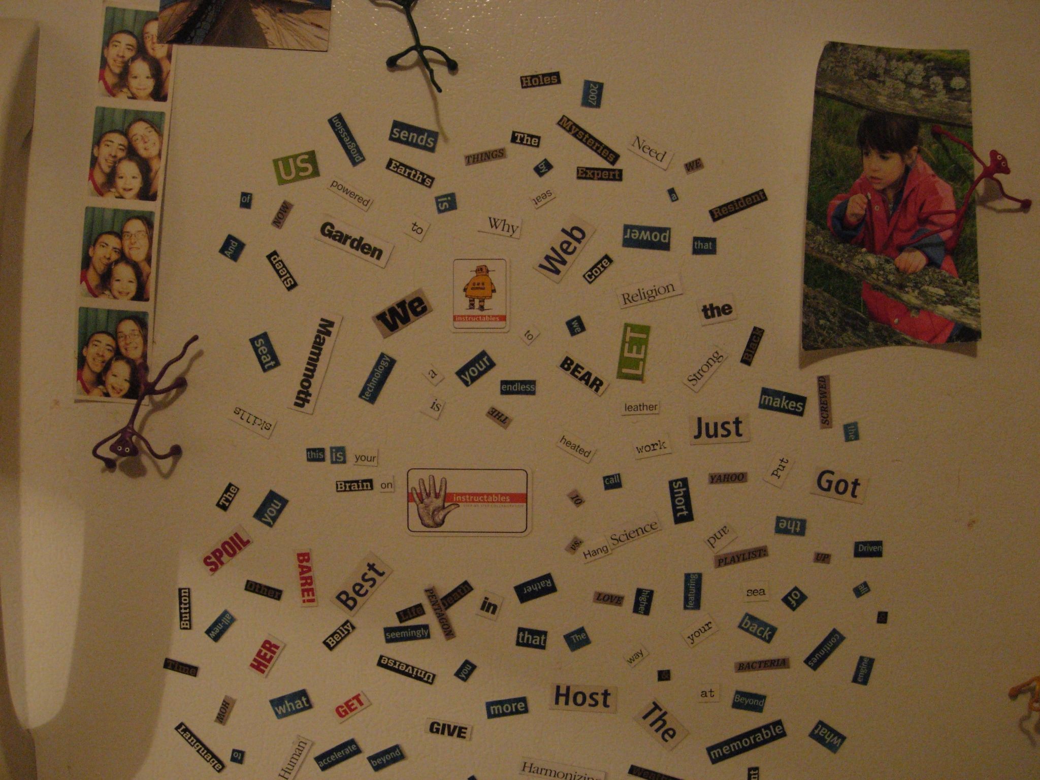 Ransom Note Fridge Poetry 3 Steps Instructables