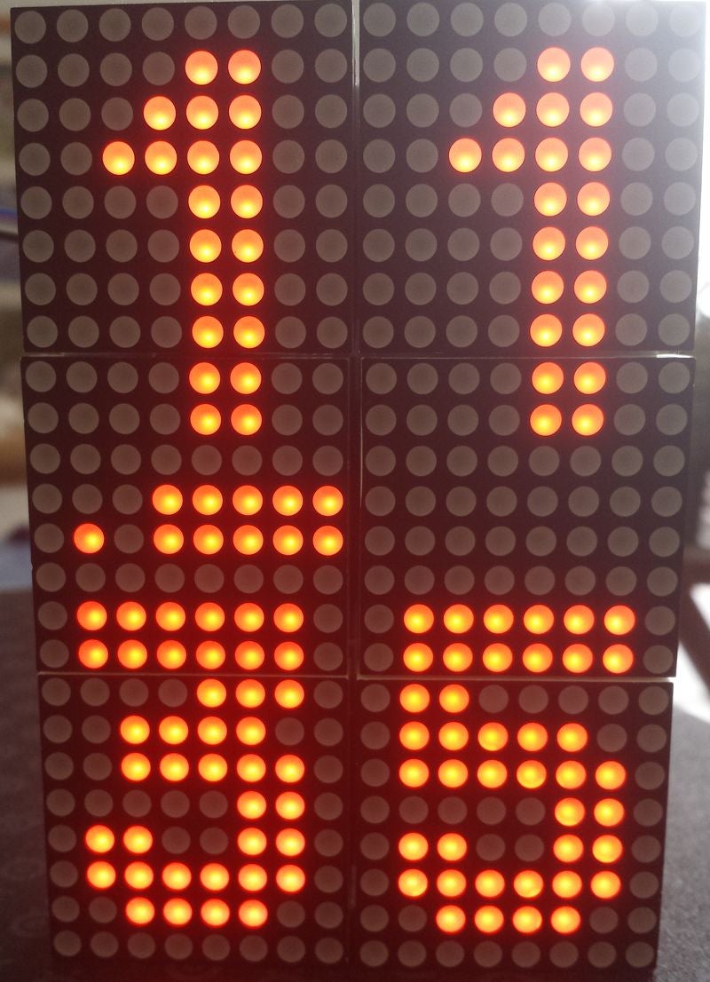 Led Matrix Arduino Clock : 3 Steps (with Pictures) - Instructables