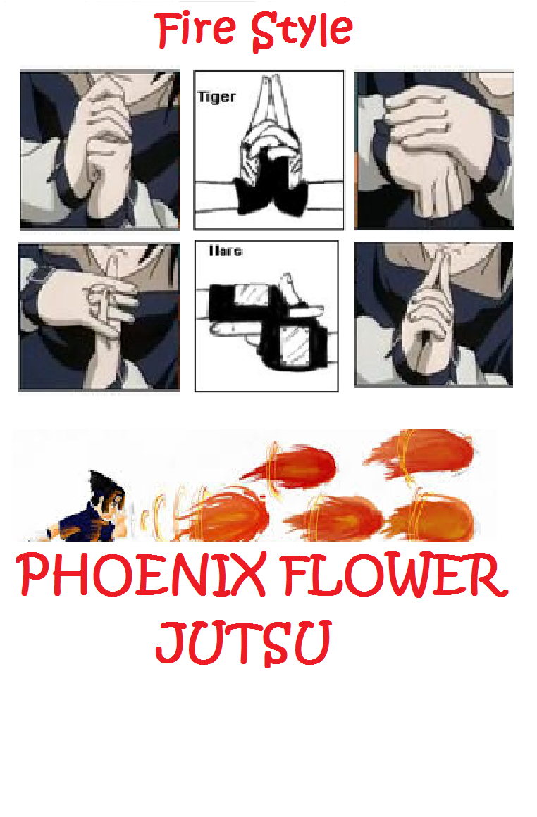 How To Do Fireball Jutsu Hand Signs Naruto Hand Signs For Fireball Jutsu
