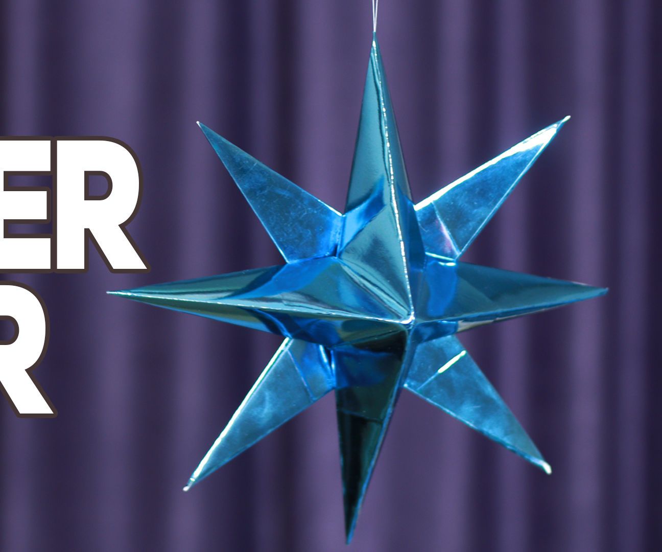 How to Make a 3D Paper Star 