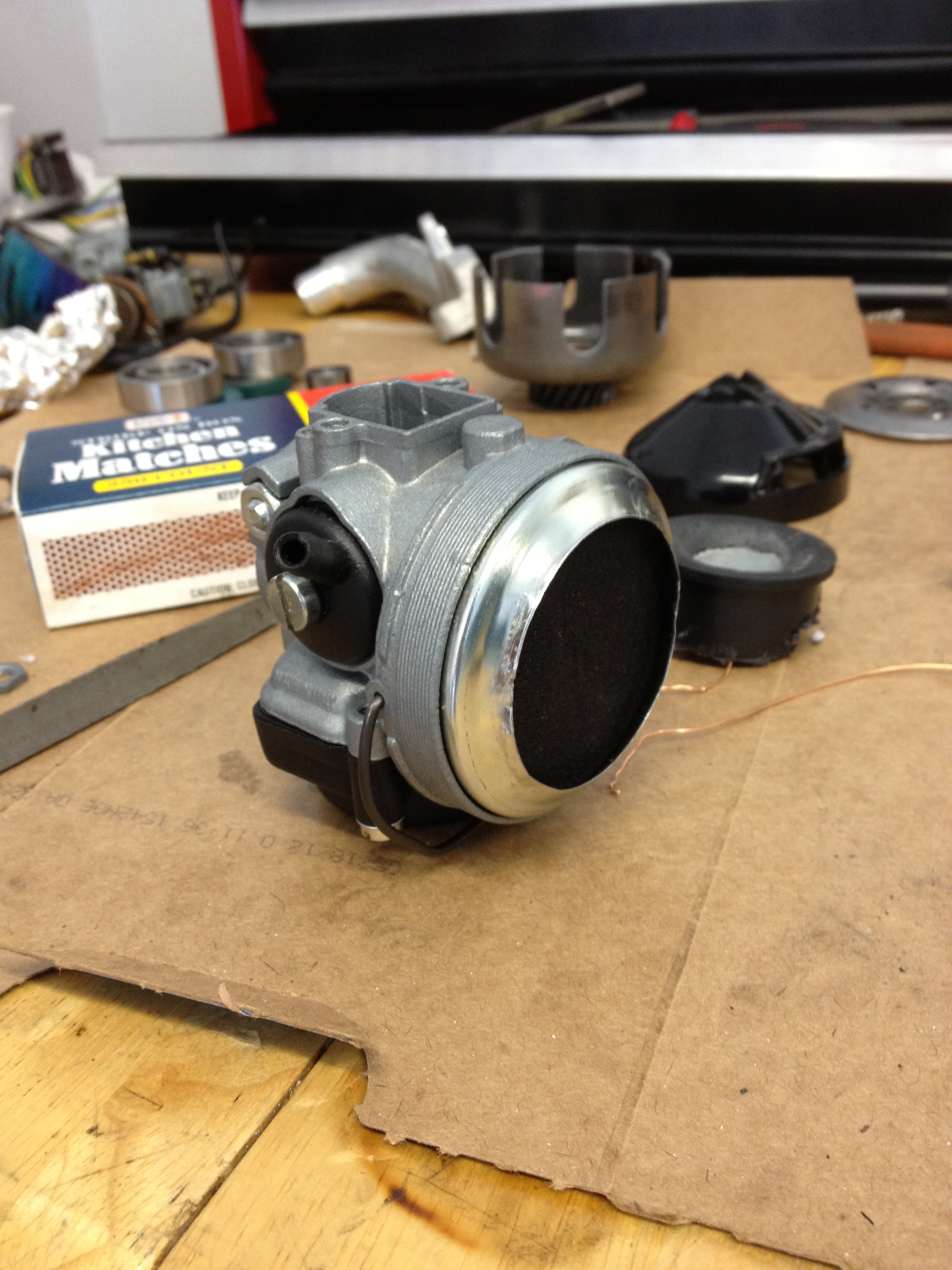 Dellorto SHA Velocity Stack / Air Filter Mod