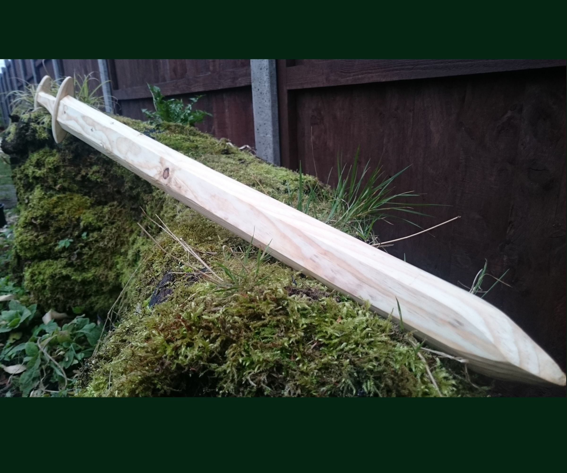 Anglo Saxon Sword From Pallet Wood