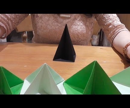 How to Make a 3D Origami Christmas Tree