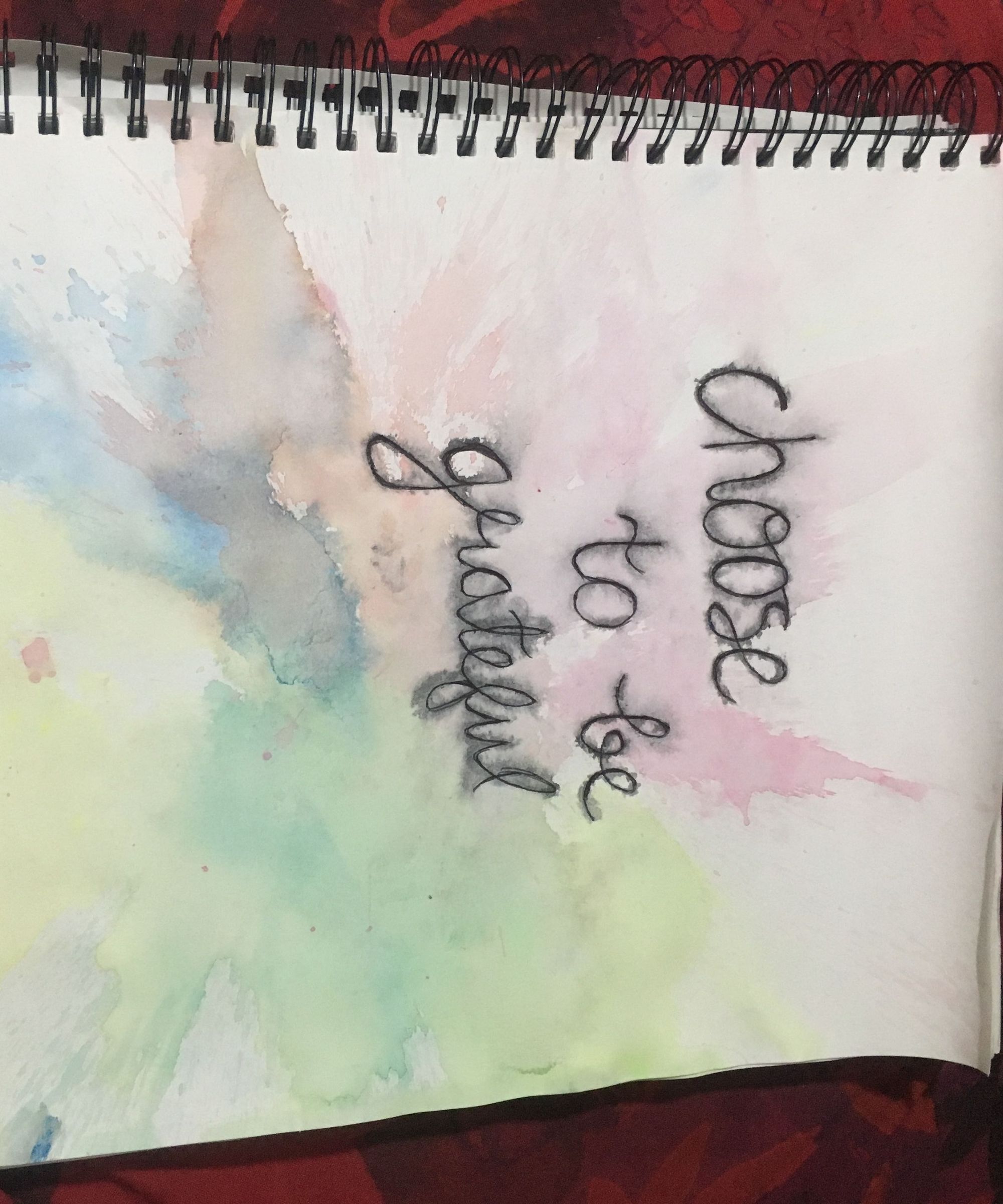 Watercolour Spill Effect