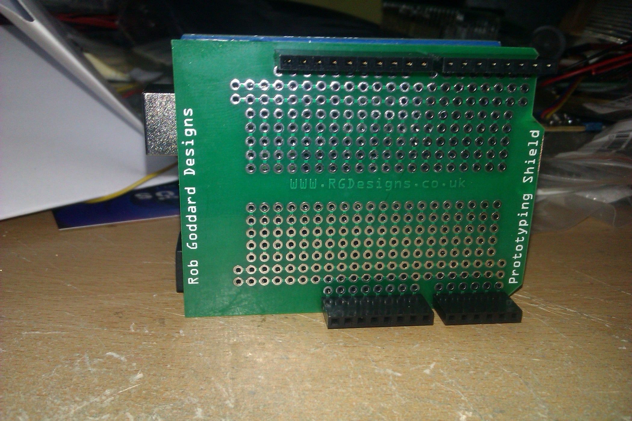 Prototyping Shield Kit for Arduino Uno R3 by Rob Goddard Designs : 4 ...