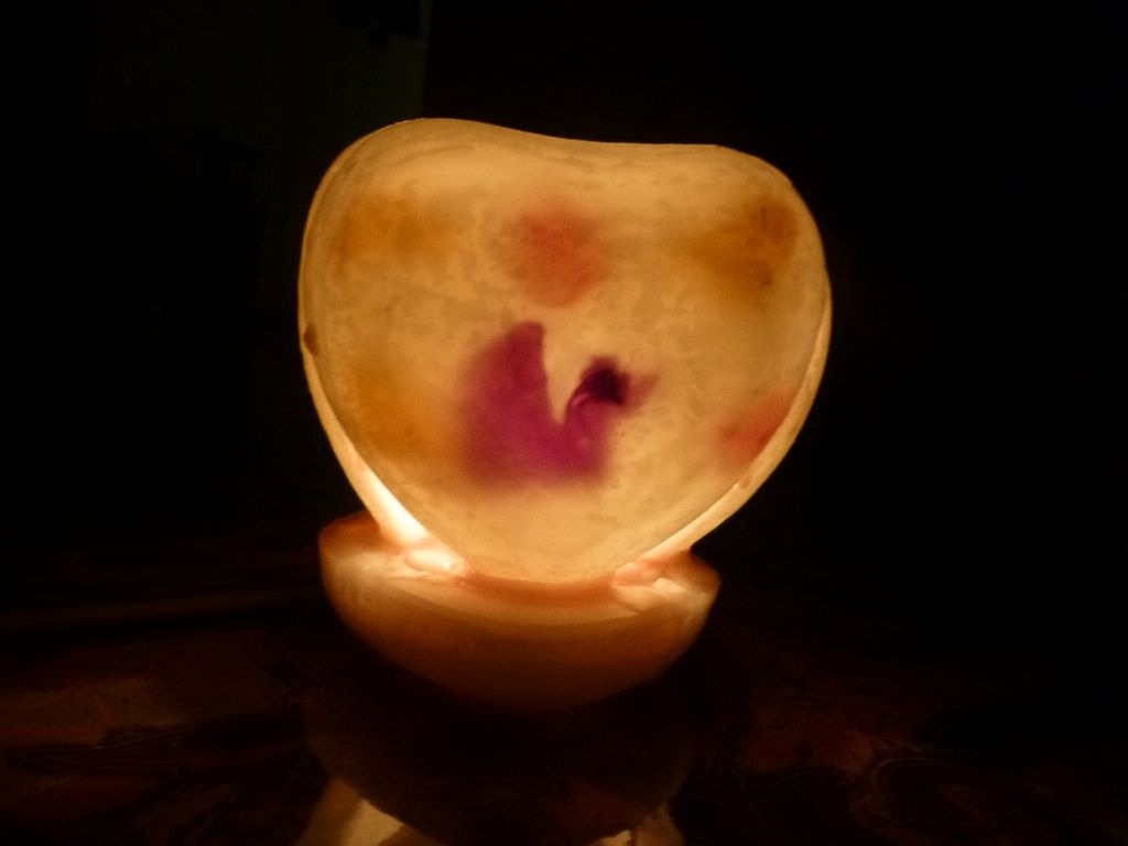 Valentine's Day Flower Petal Embedded Heart Luminaries: a Perfect Gift