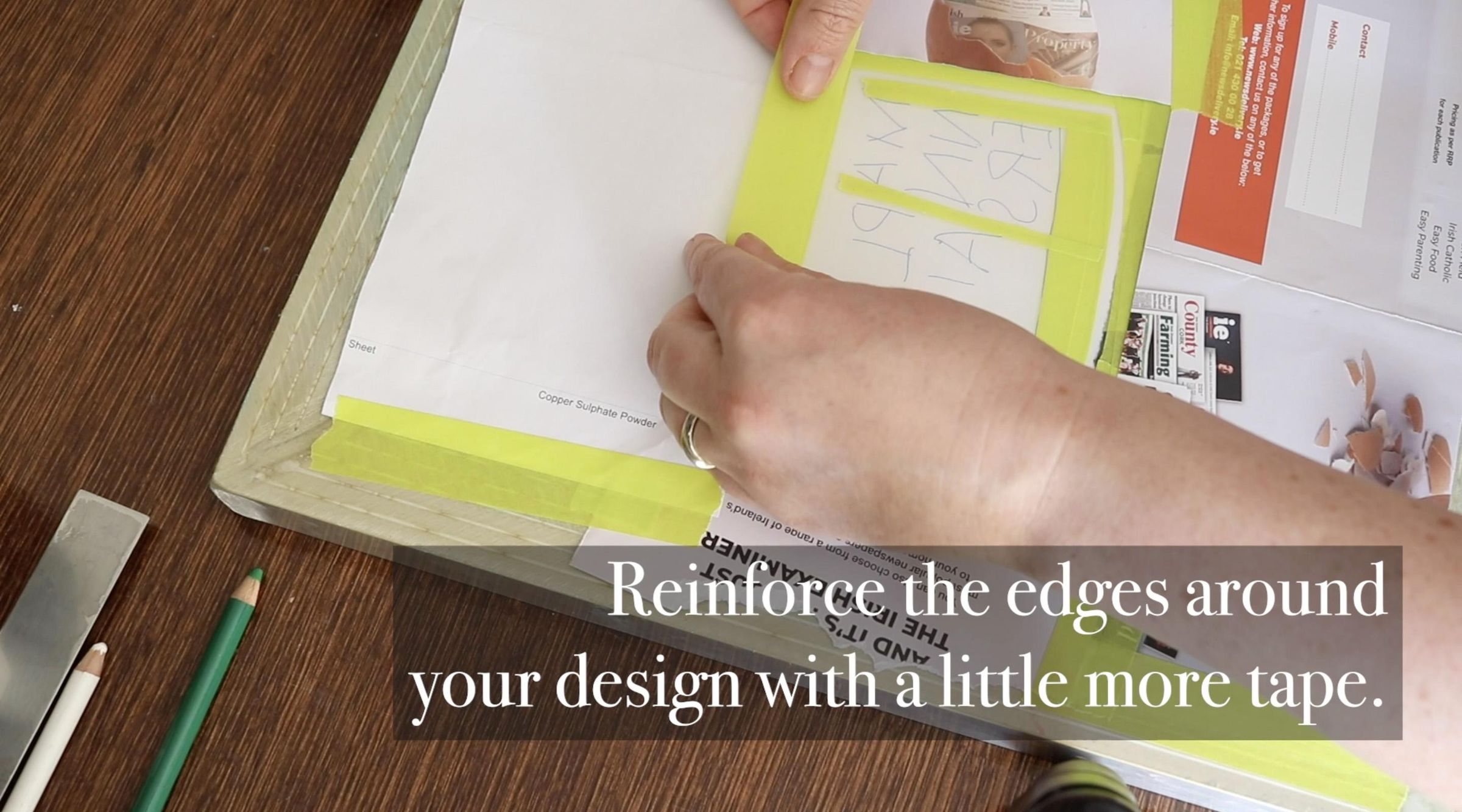 Easy Stencil Screen Printing 8 Steps Instructables