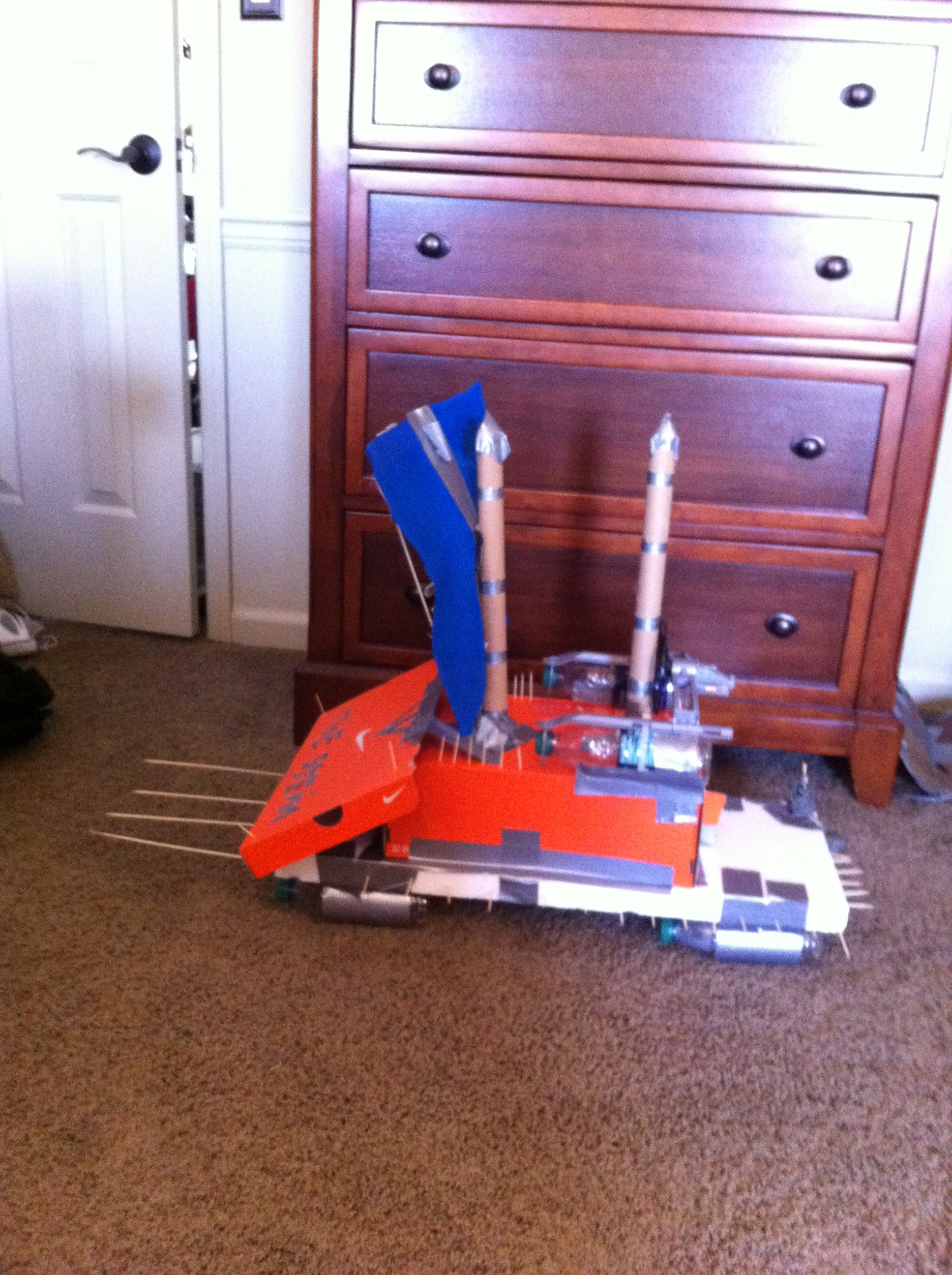 Small Duct Tape And Foam Boat