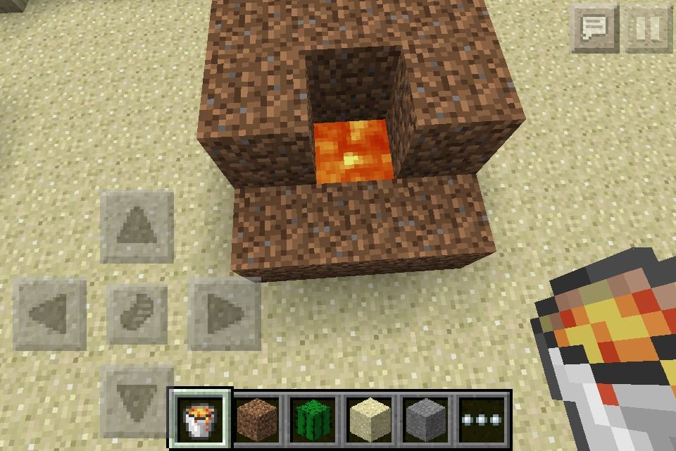 Minecraft Pocket Edition Incinerator