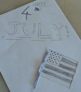 Easy Papercraft 4th July Celebration