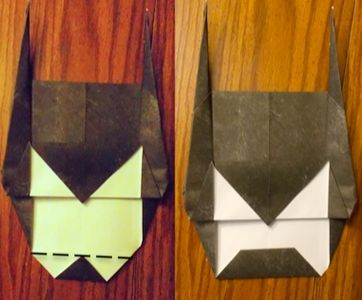 Origami Batman Mask