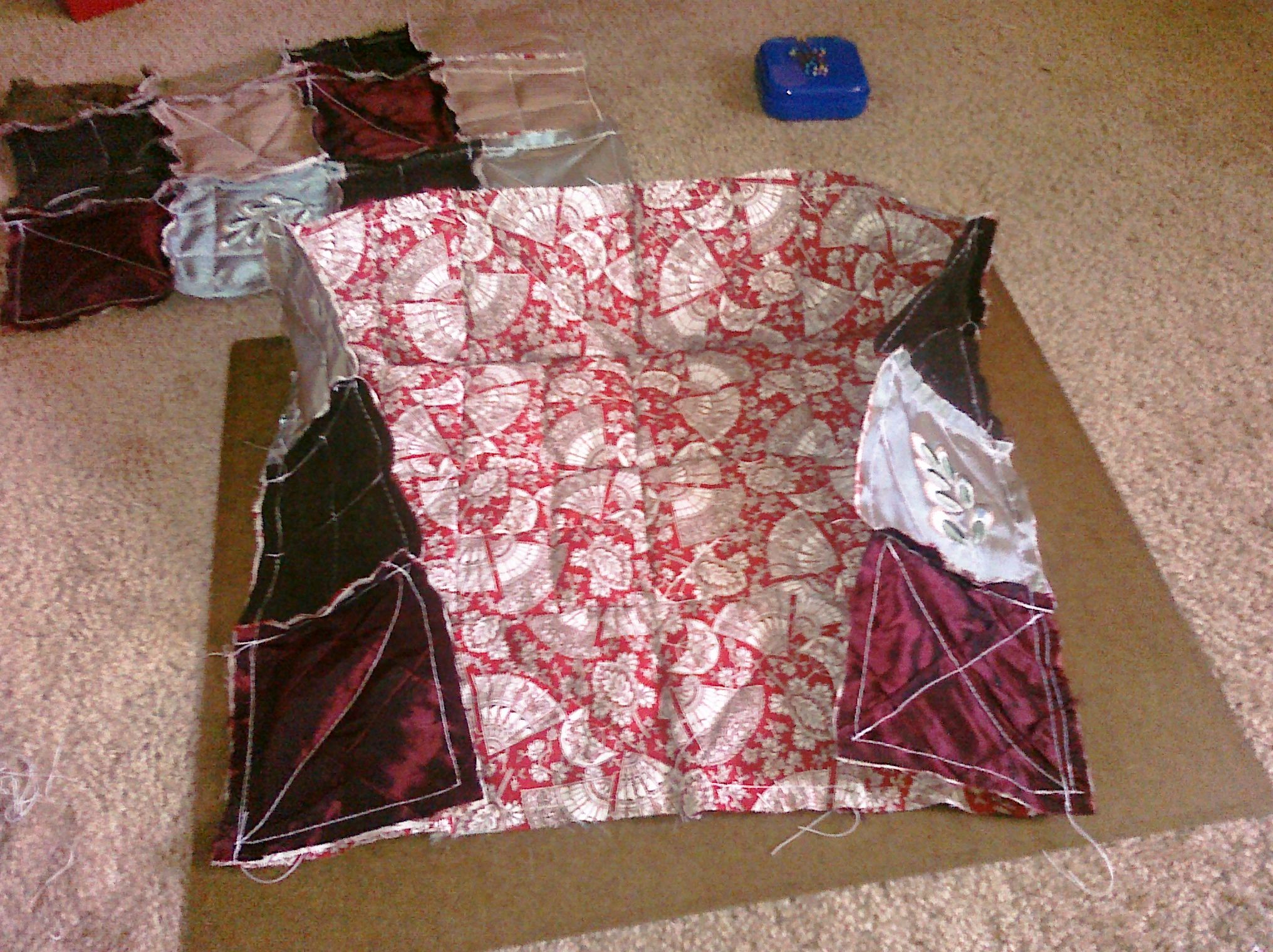 Cute Reversible Rag Quilt Tote Bag 8 Steps (with Pictures