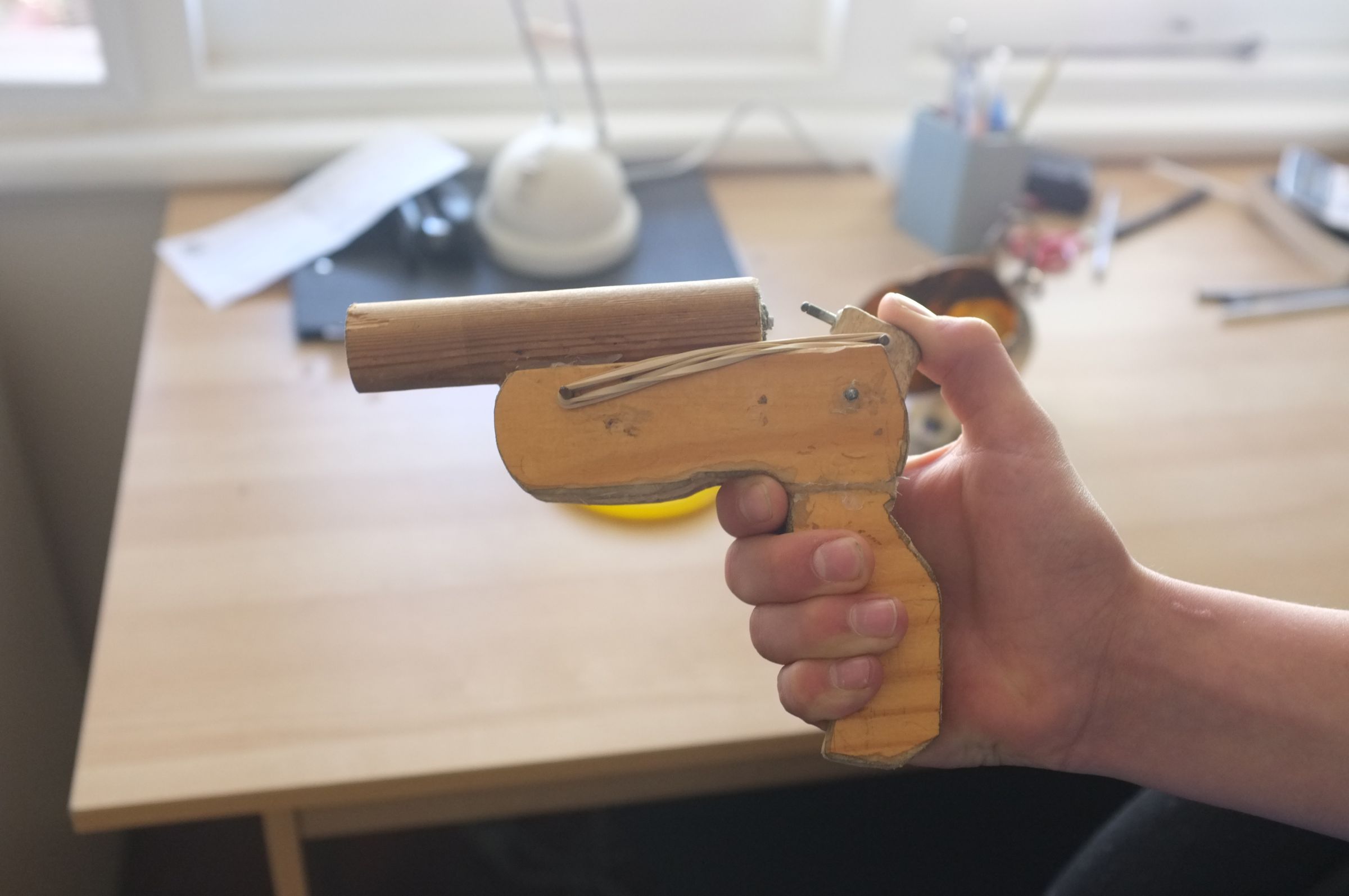 Wooden Flare Pistol
