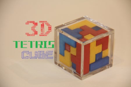 3D Printed Tetris Cube