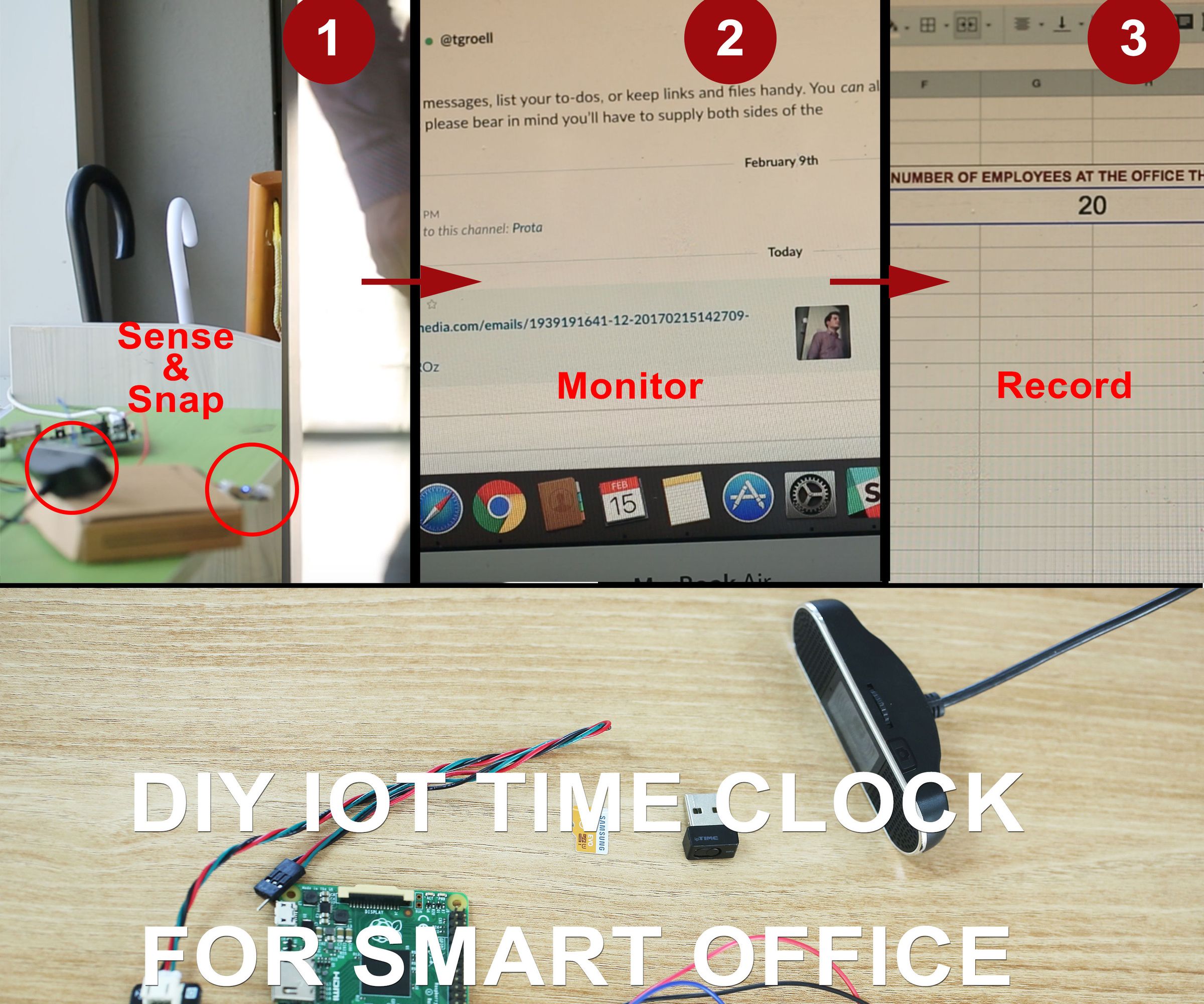 DIY IoT Time Clock for Smart Office