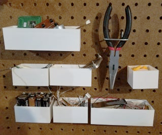 3d Printed Pegboard Boxes Using Tinkercad