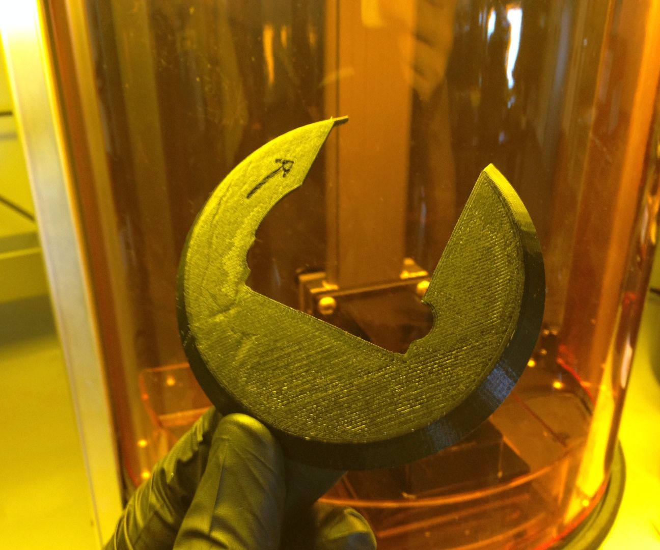 Installing a Spill Guard Over Ember's Ring Bearing